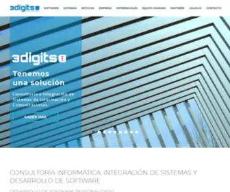 3Digits.es(Tecnologías de la información) Screenshot