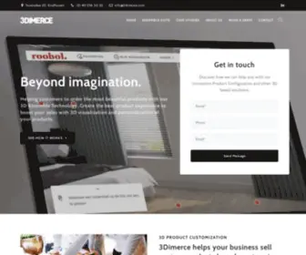 3Dimerce.com(3D Product Configurators with High Quality Imagery) Screenshot