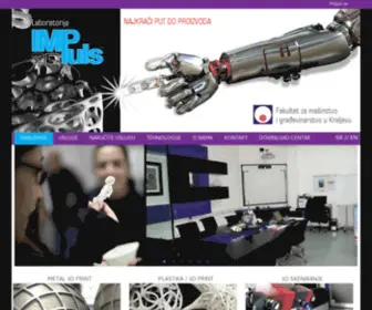 3Dimpuls.com(Naslovna strana) Screenshot