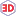 3Dincredible.com Logo