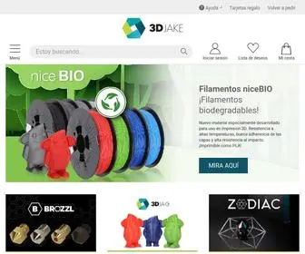 3Djake.es(La tienda líder de venta online de impresoras 3D) Screenshot