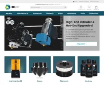 3Djake.fr(Boutique en ligne d'impression 3D) Screenshot
