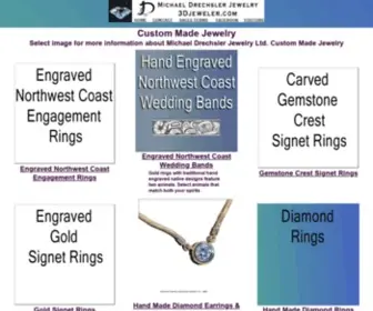 3Djeweler.com(Michael Drechsler Jewelry Ltd) Screenshot