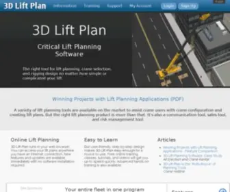 3Dliftplan.com(3D Lift Plan) Screenshot