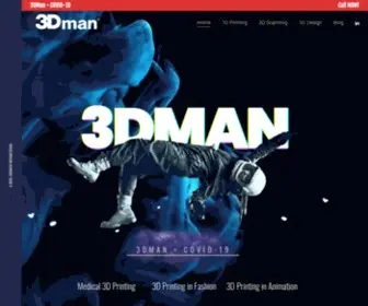 3Dman.ca(3D Printing Services and Rapid Prototyping Solutions in Toronto) Screenshot