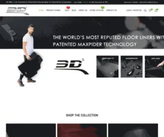 3Dmatsindia.com(3D Mats India) Screenshot