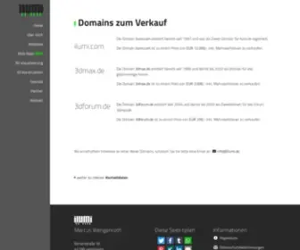 3Dmax.de(Domains zum Verkauf) Screenshot