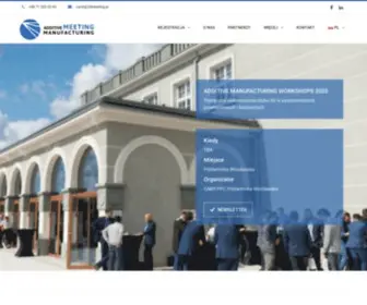 3Dmeeting.pl(Additive Manufacturing Meeting 2019) Screenshot