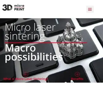 3Dmicroprint.com(3D MicroPrint GmbH) Screenshot