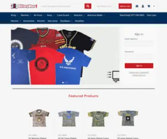 3Dmilitarywear.com(Military Apparel) Screenshot