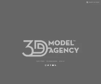 3Dmodelagency.com(3D Model Management) Screenshot