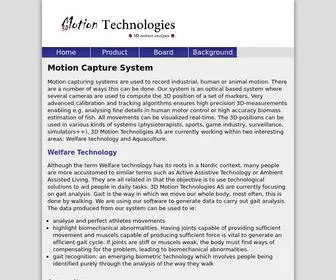 3Dmotech.com(3D Motion Technologies) Screenshot