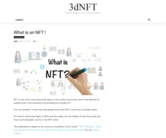 3DNFT.cc(1st NFT Forum) Screenshot