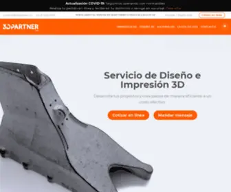 3Dpartner.mx(Servicio de impresión 3D) Screenshot