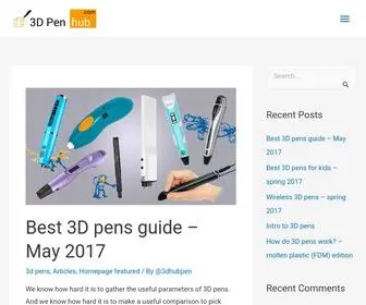 3Dpenhub.com(3D Pen Hub) Screenshot