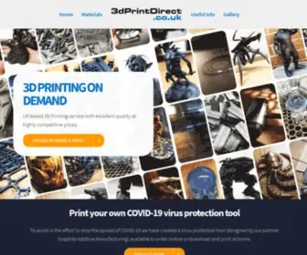 3Dprintdirect.co.uk(3D Print Direct) Screenshot