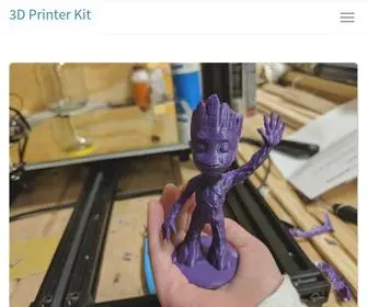 3Dprinterkit.online(Best 3D Printer Kit Guide) Screenshot