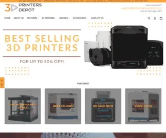 3Dprintersdepot.com(Buy 3D Printers Online) Screenshot