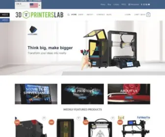 3Dprinterslab.com(Classic Shop) Screenshot