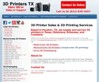 3Dprintertx.com(3Dprintertx) Screenshot