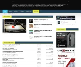 3Dprintforums.com(3D Printing and 3D Software Discussion Forums) Screenshot