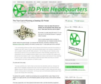 3Dprinthq.com(3D Print HQ) Screenshot