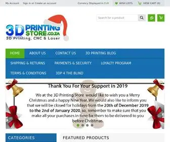 3DprintingStore.co.za(3D Printing Store) Screenshot