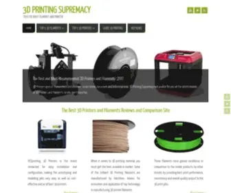 3Dprintingsupremacy.com(3D Printing Supremacy) Screenshot