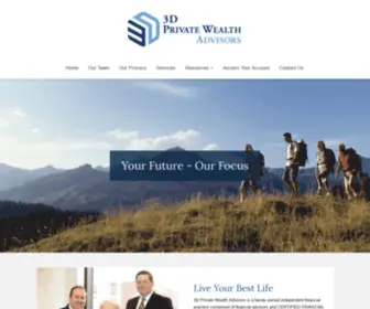 3Dprivatewealth.com(3D Private Wealth Advisors) Screenshot