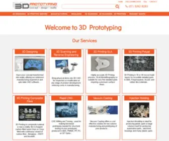 3Dprototyping.com.au(Advanced 3D Printing Service) Screenshot