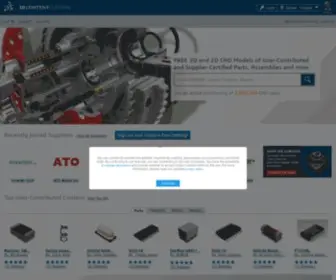 3Dpublisher.net(Dassault Systèmes 3D ContentCentral) Screenshot