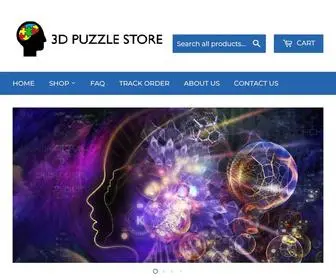 3DpuzzleStore.com(3D Puzzle Store) Screenshot