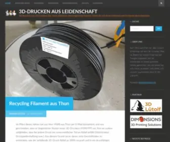3Drucken.ch(EigerMaker Blog) Screenshot