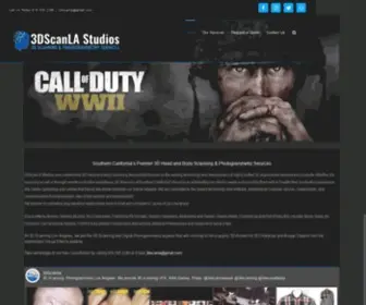 3Dscanla.com(3D Scanning Los Angeles) Screenshot