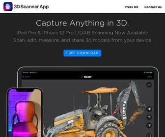 3Dscannerapp.com(3D Scanner App) Screenshot