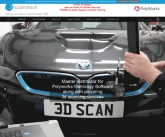 3Dscanners.co.uk(3D Scanners) Screenshot