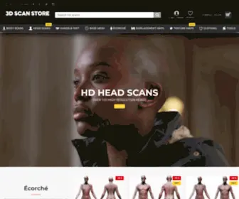 3Dscanstore.com(3d Models) Screenshot
