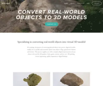 3Dscanx.com(3DScanX) Screenshot