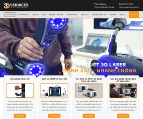 3Dservices.vn(Trang chủ) Screenshot
