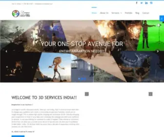 3Dservicesindia.com(3D Services India) Screenshot