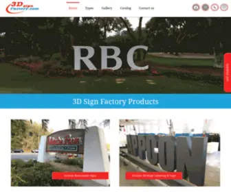 3Dsignfactory.com(Monument Signs) Screenshot