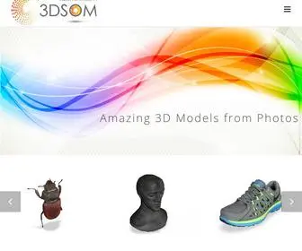 3Dsom.com(3D Models from Photos) Screenshot