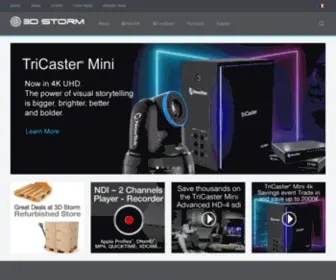 3Dstorm.com(3D Storm) Screenshot