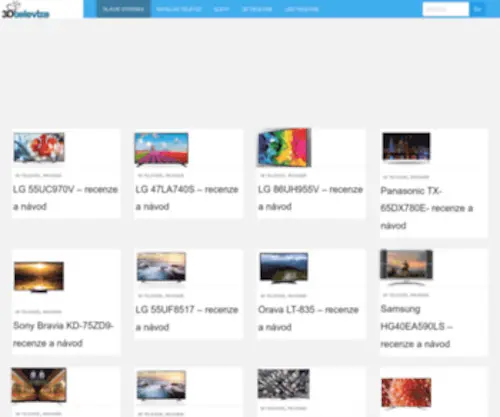 3Dtelevize.eu(Recenze 3D televizor) Screenshot