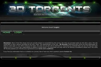 3Dtorrents.org(3D Torrents) Screenshot