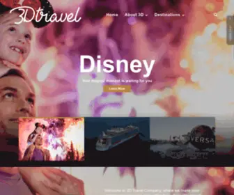 3Dtravelcompany.com(3D Travel Company) Screenshot