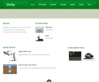 3Dvalley.com(Free 3D models and other resources for the CGI artist) Screenshot