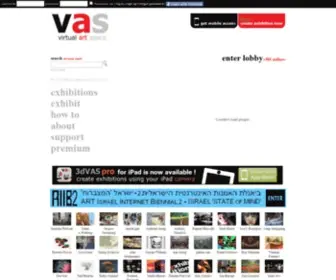 3Dvas.com(Virtual Art Space) Screenshot