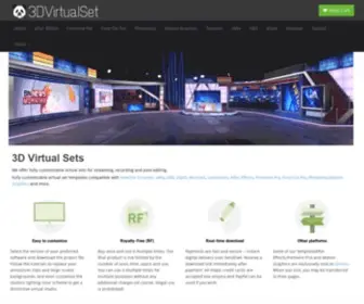 3Dvirtualset.com(3D Virtual Set) Screenshot