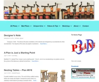 3Dwoodworkingplans.com(3D Woodworking Plans) Screenshot